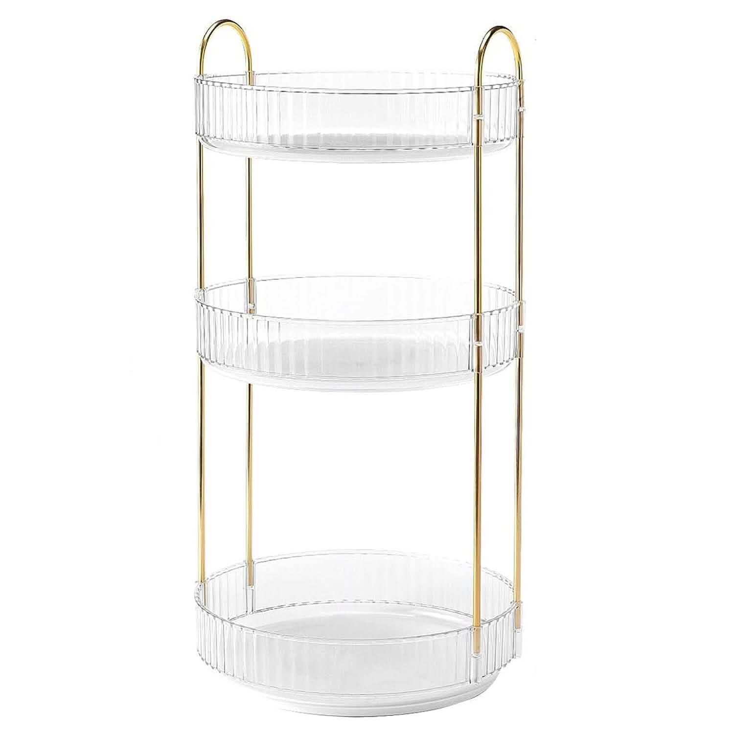 3-Tier 360¬∞ Spinning Rotating Makeup Organizer DailySale