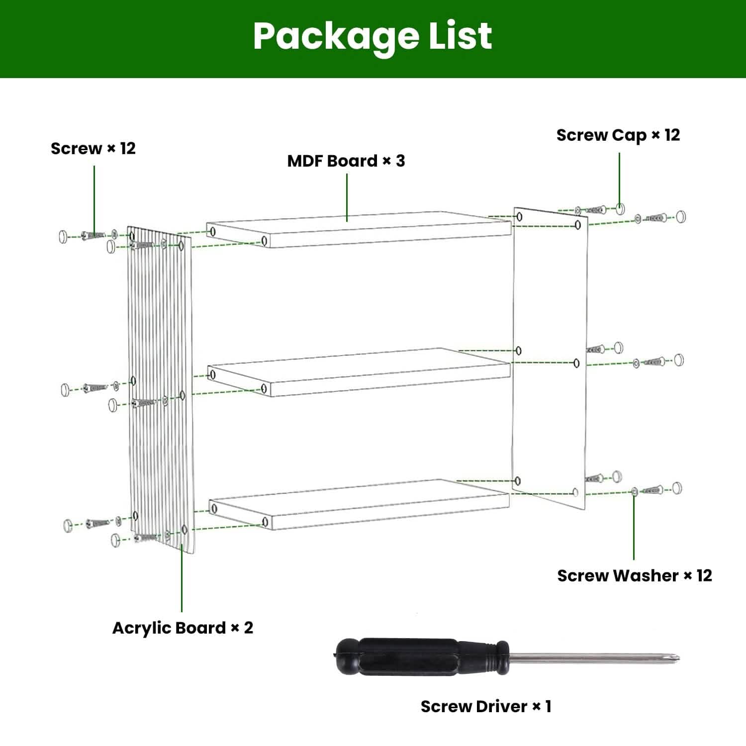 3-Tier: Acrylic Countertop Organizer Bathroom Wood Counter Storage DailySale