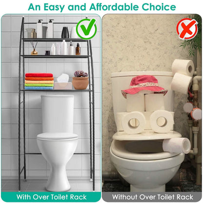 3-Tier Bathroom Over the Toilet Storage Shelf DailySale