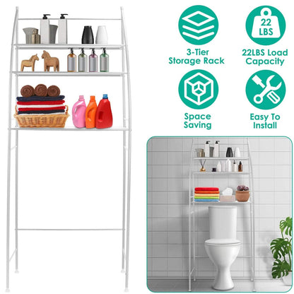 3-Tier Bathroom Over the Toilet Storage Shelf DailySale
