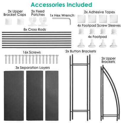 3-Tier Bathroom Over the Toilet Storage Shelf DailySale