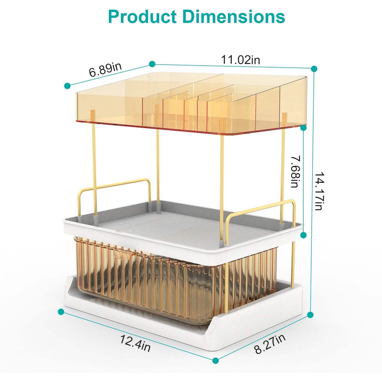 3-Tier Make Up Organizer DailySale
