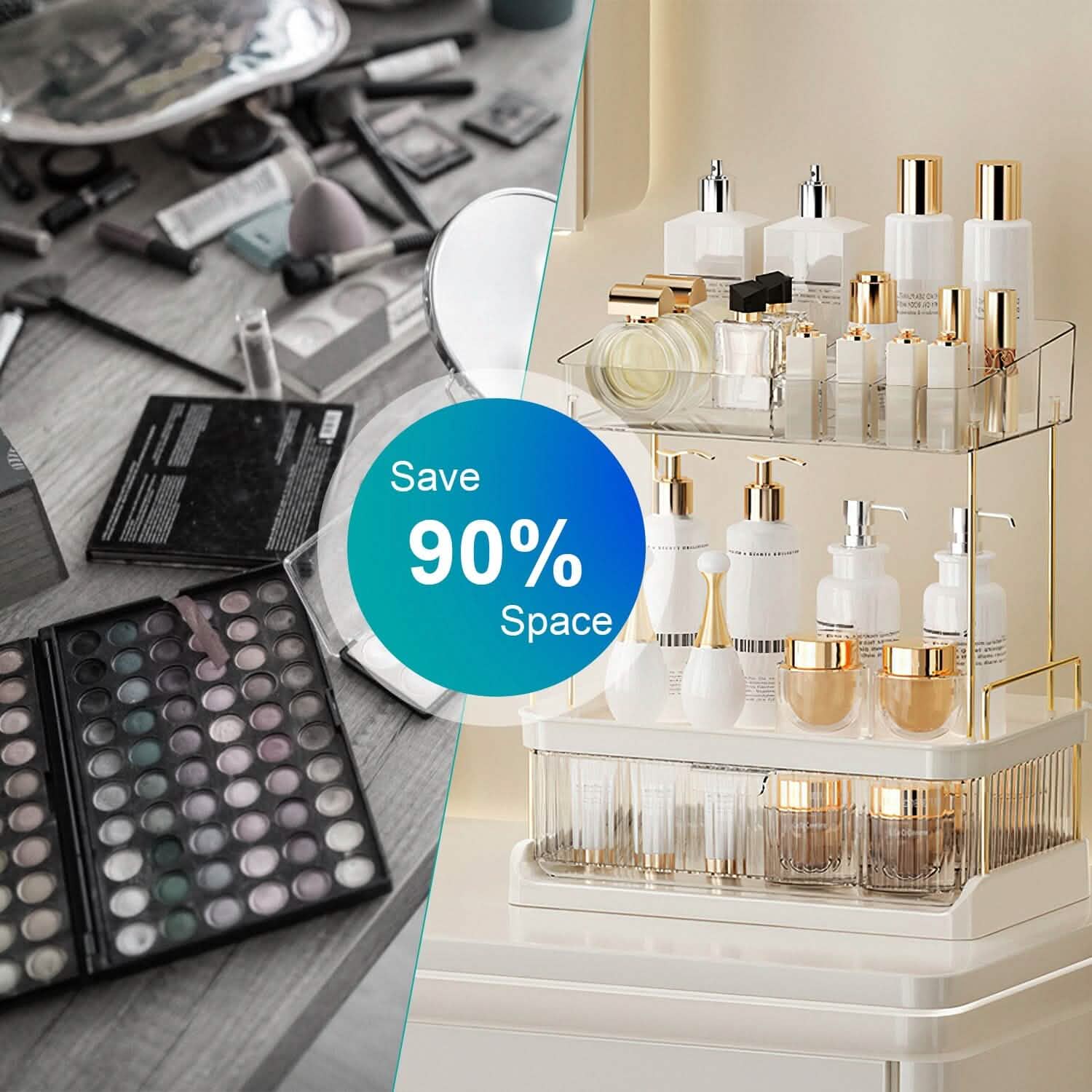 3-Tier Make Up Organizer DailySale