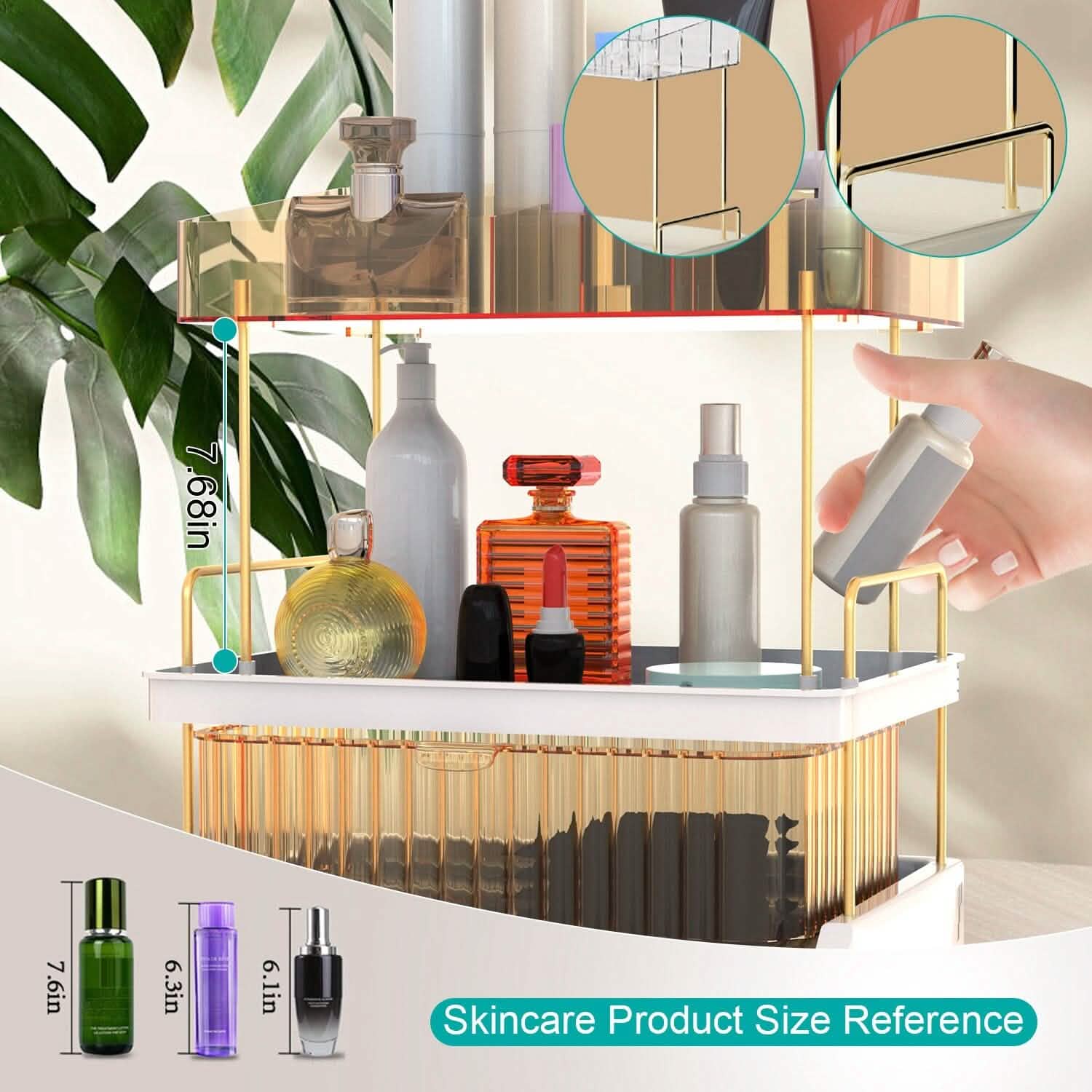 3-Tier Make Up Organizer DailySale