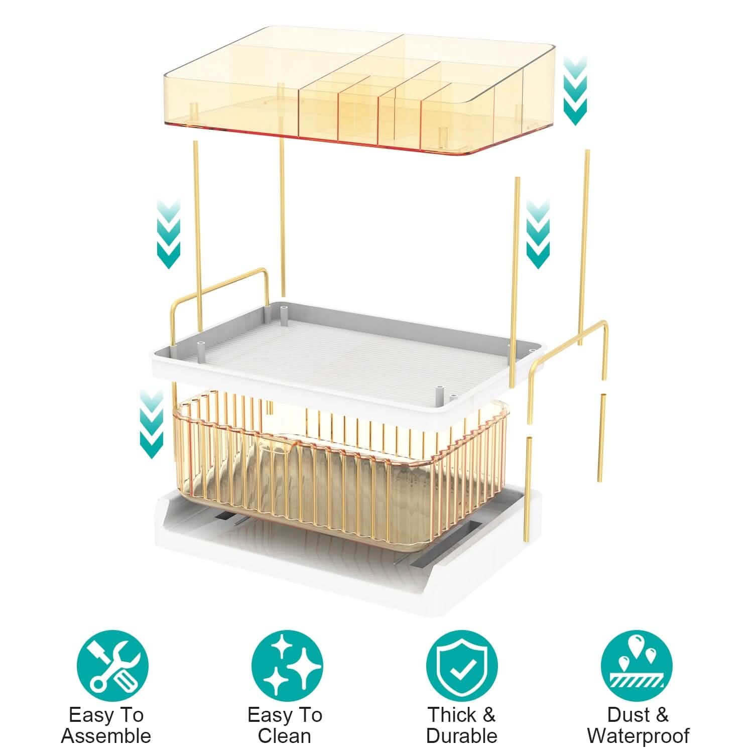 3-Tier Make Up Organizer DailySale