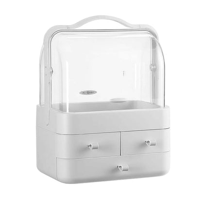 3-Tier Makeup Organizers Cosmetic Storage Box with Dustproof Waterproof Lid DailySale