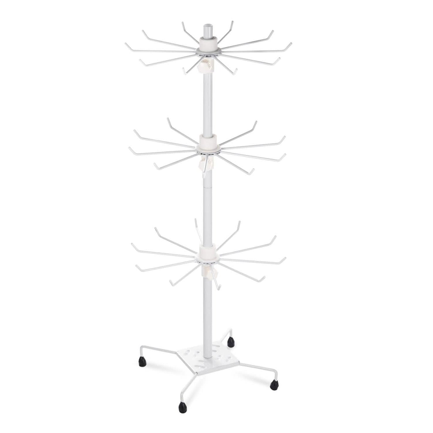 3-Tier Metal Jewelry Rack 30-Hook Necklaces Bracelets Display Stand DailySale
