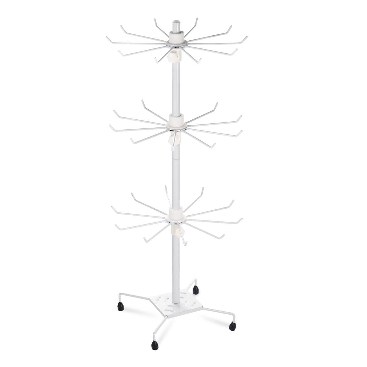 3-Tier Metal Jewelry Rack 30-Hook Necklaces Bracelets Display Stand DailySale