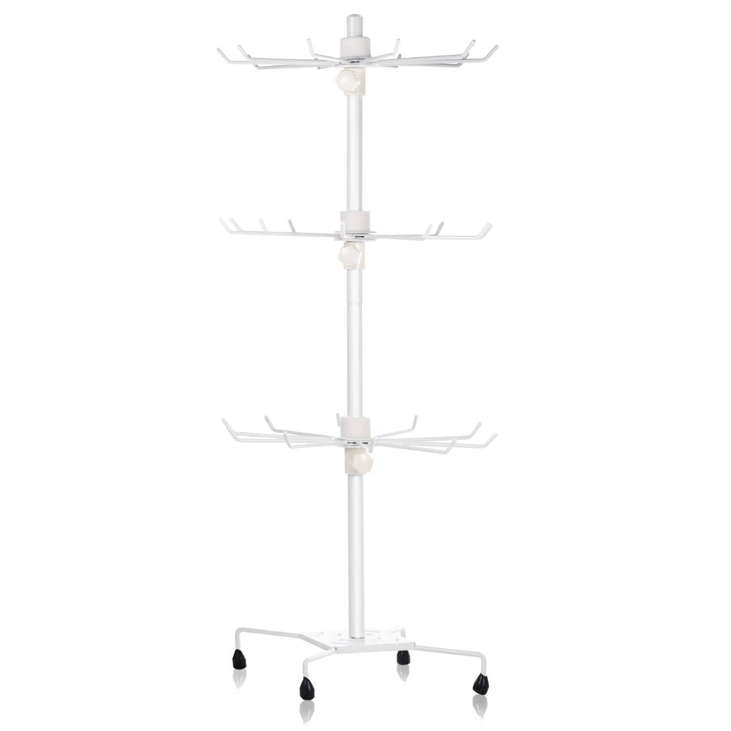3-Tier Metal Jewelry Rack 30-Hook Necklaces Bracelets Display Stand DailySale