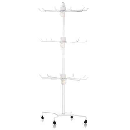 3-Tier Metal Jewelry Rack 30-Hook Necklaces Bracelets Display Stand DailySale
