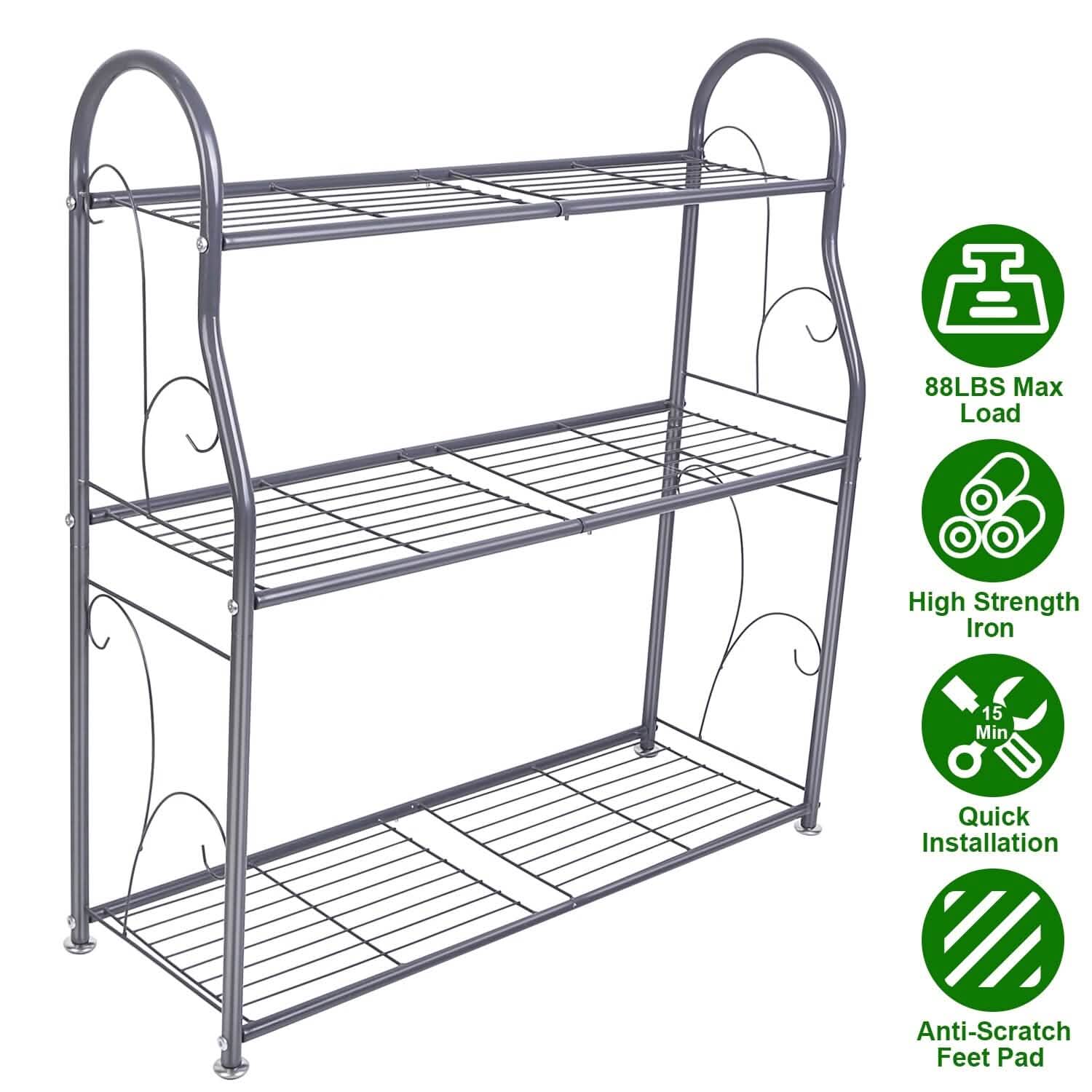 3-Tier Plant Stand Shelf Display Rack DailySale