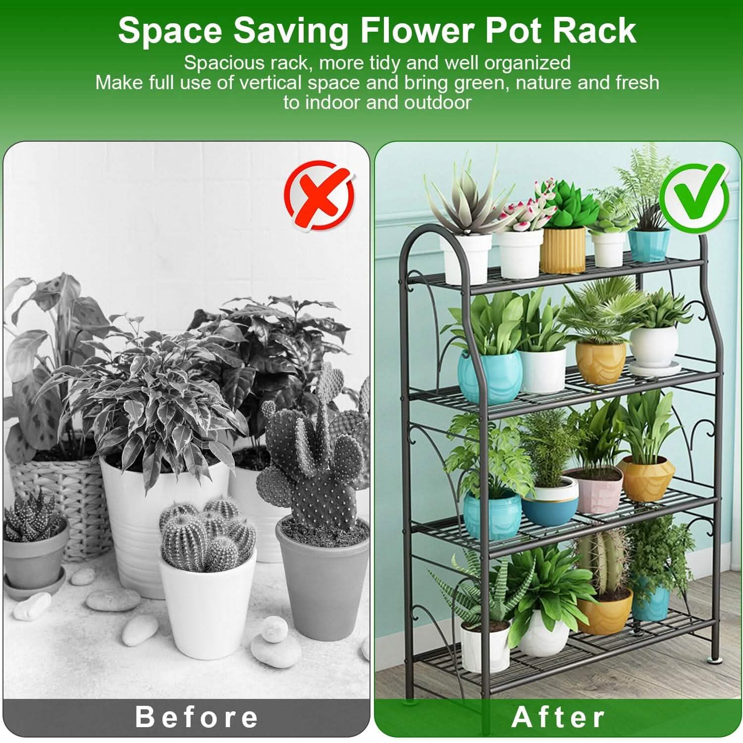 3-Tier Plant Stand Shelf Display Rack DailySale