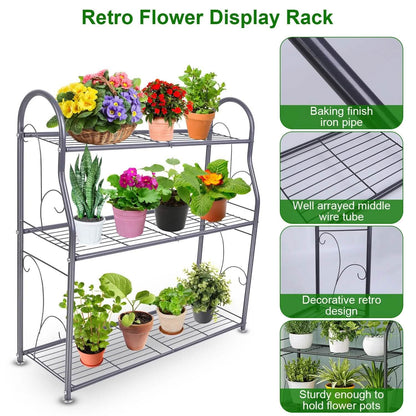3-Tier Plant Stand Shelf Display Rack DailySale