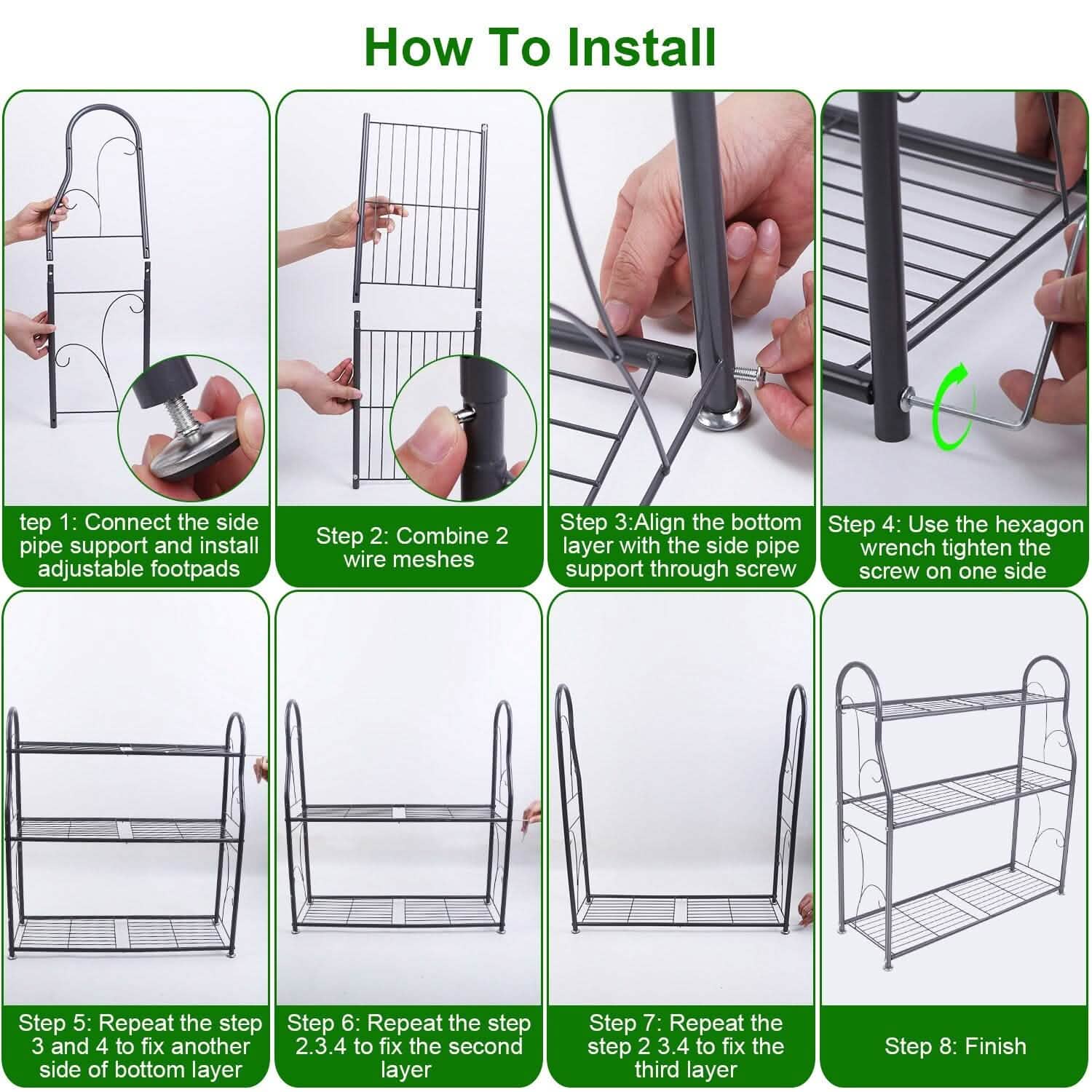 3-Tier Plant Stand Shelf Display Rack DailySale