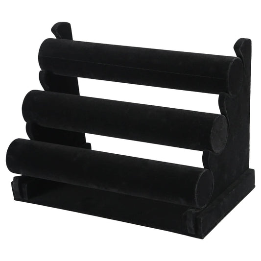 3-Tier Velvet Jewelry Stand DailySale