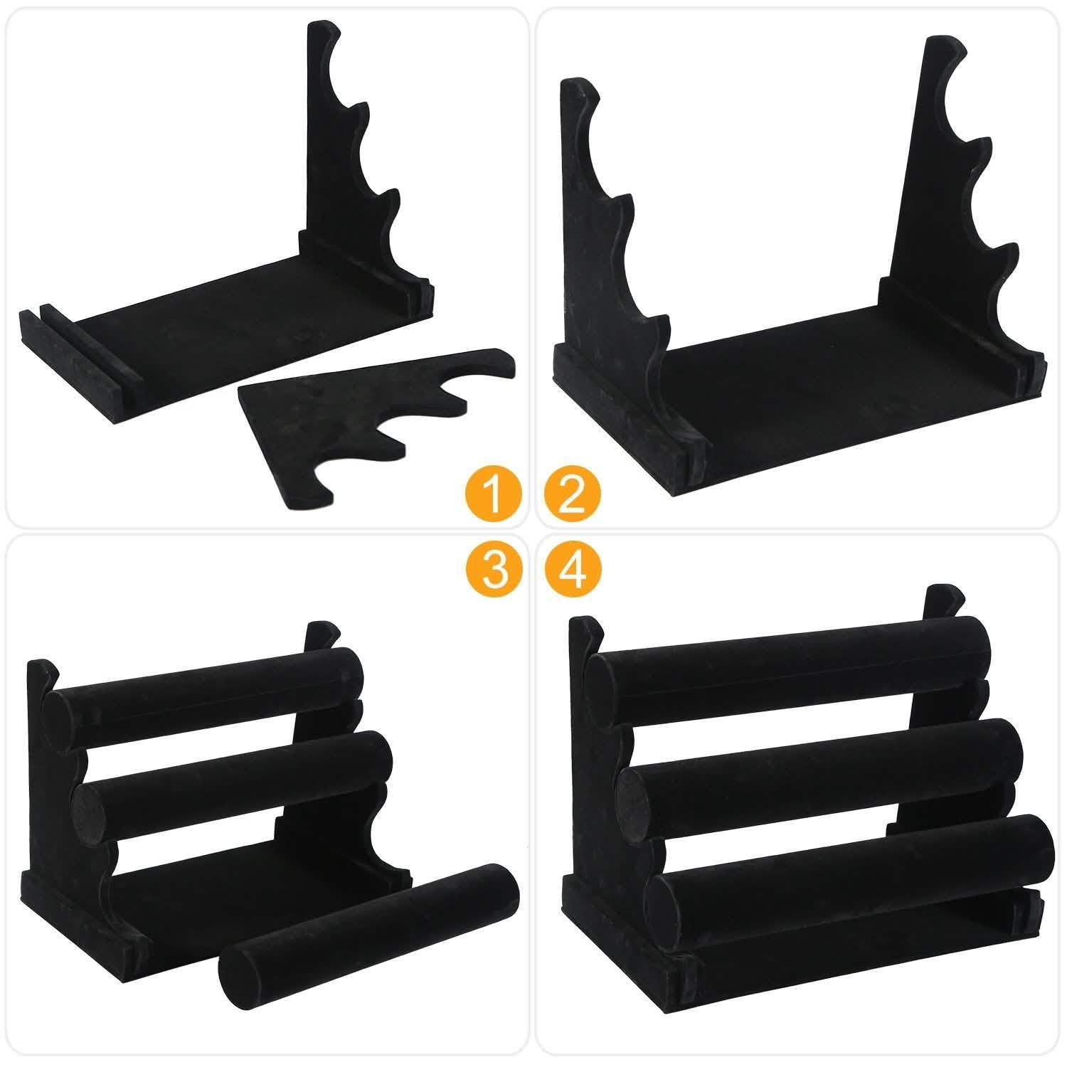 3-Tier Velvet Jewelry Stand DailySale