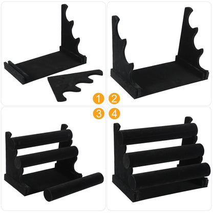 3-Tier Velvet Jewelry Stand DailySale