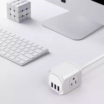 3 Wall Outlets with 3 USB Ports (5ft cord) DailySale