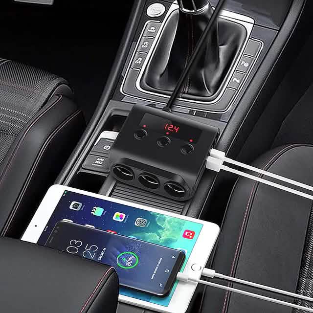 3-Way Car Plug Charger Adapter DailySale
