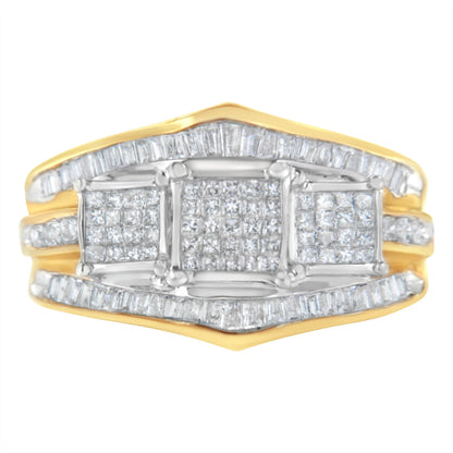 10KT Two-Toned Gold Diamond Ring (1 cttw, H-I Color, SI1-SI2 Clarity) Bids.com
