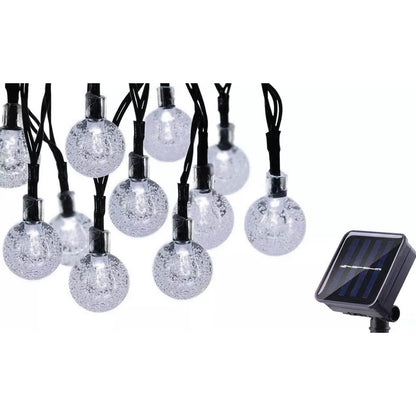 30 LED Solar String Ball Lights Outdoor Waterproof  Garden Decor DailySale