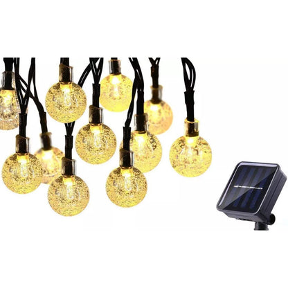 30 LED Solar String Ball Lights Outdoor Waterproof  Garden Decor DailySale