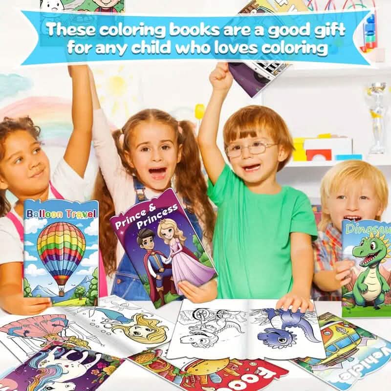 30-Pack: Children's Mini Coloring Book Set DailySale