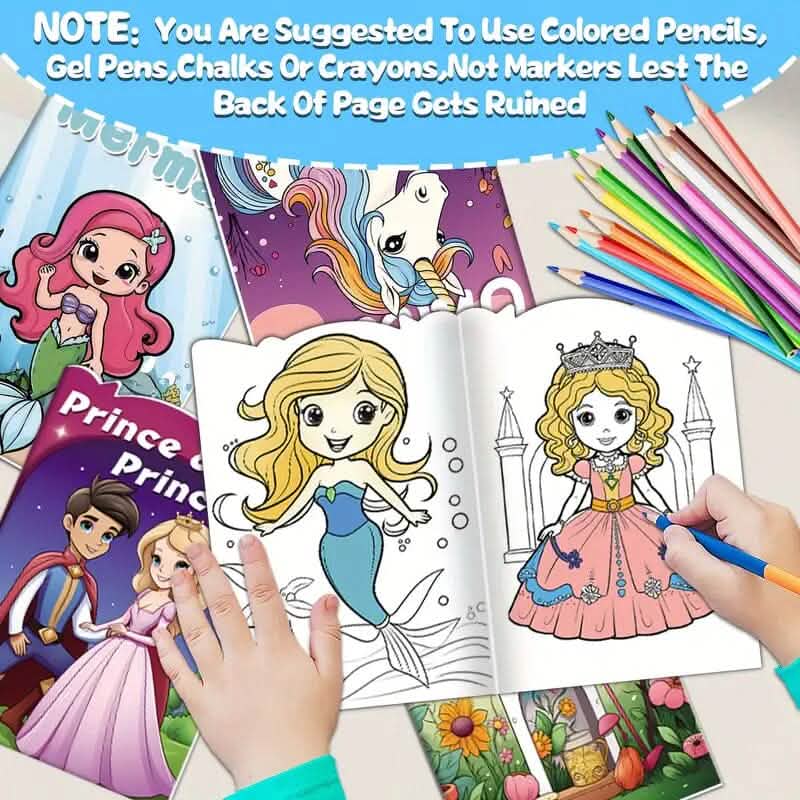 30-Pack: Children's Mini Coloring Book Set DailySale