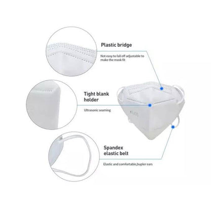 30-Pack: KN95 Face Masks with Multi Layer Breathable Fabric and Elastic Ear Loops DailySale