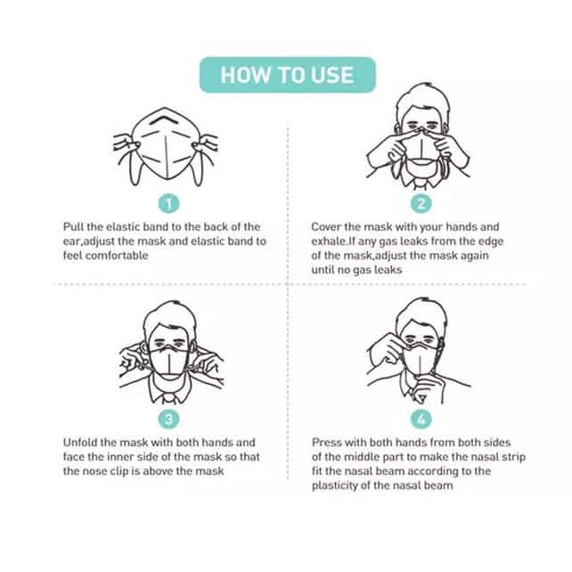 30-Pack: KN95 Face Masks with Multi Layer Breathable Fabric and Elastic Ear Loops DailySale