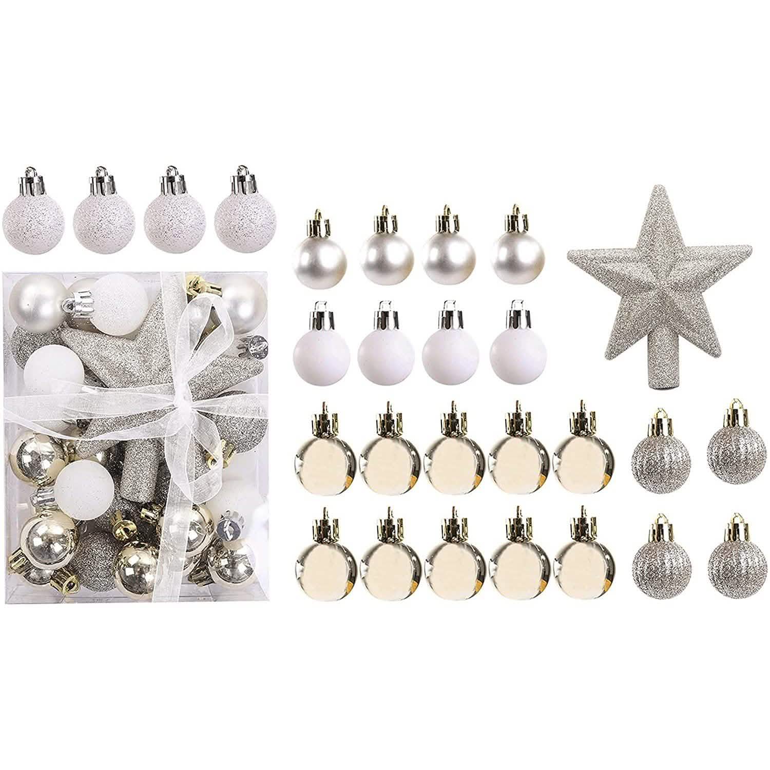 30-Piece: Christmas Balls Ornaments for Xmas Tree DailySale