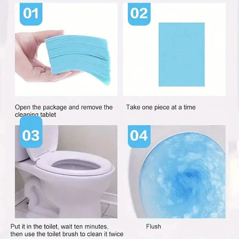 30-Pieces: Blue Jasmine Scented Floor & Toilet Cleaning Tablets DailySale