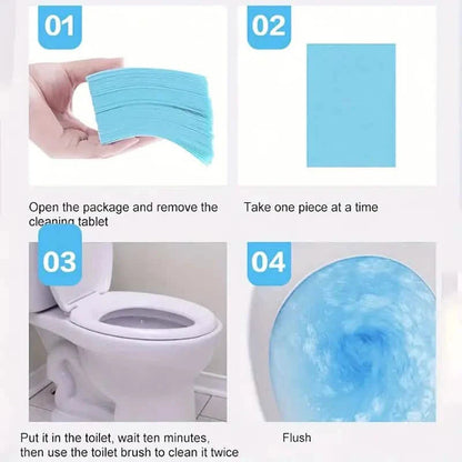 30-Pieces: Blue Jasmine Scented Floor & Toilet Cleaning Tablets DailySale