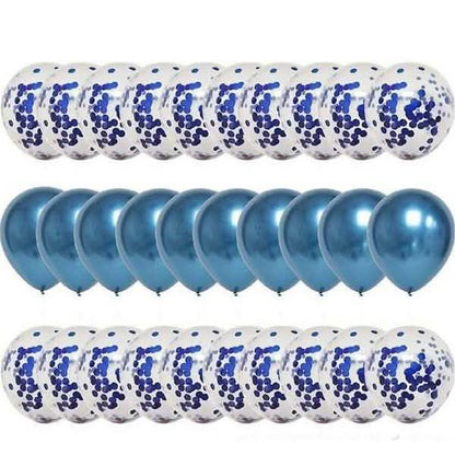 30-Pieces: Colorful Paper Latex Balloon Party Supplies DailySale