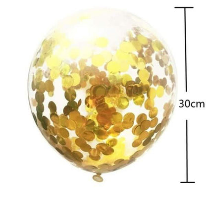30-Pieces: Colorful Paper Latex Balloon Party Supplies DailySale