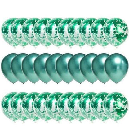 30-Pieces: Colorful Paper Latex Balloon Party Supplies DailySale