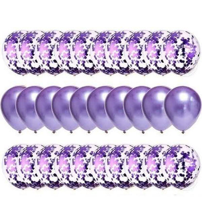30-Pieces: Colorful Paper Latex Balloon Party Supplies DailySale