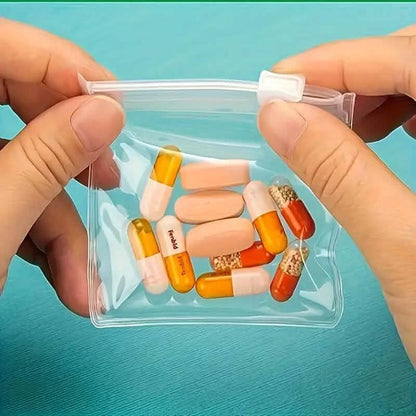 30-Pieces: Reusable Medicine Pill Bag Set DailySale