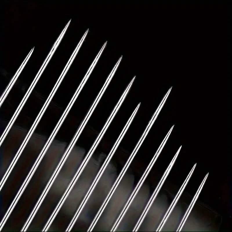 30-Pieces: Self-Threading Random Sizes Needles with Wooden Storage Tube DailySale