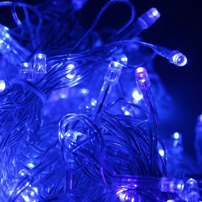300 LED Blue Fairy String Light Curtain Light with Controller DailySale