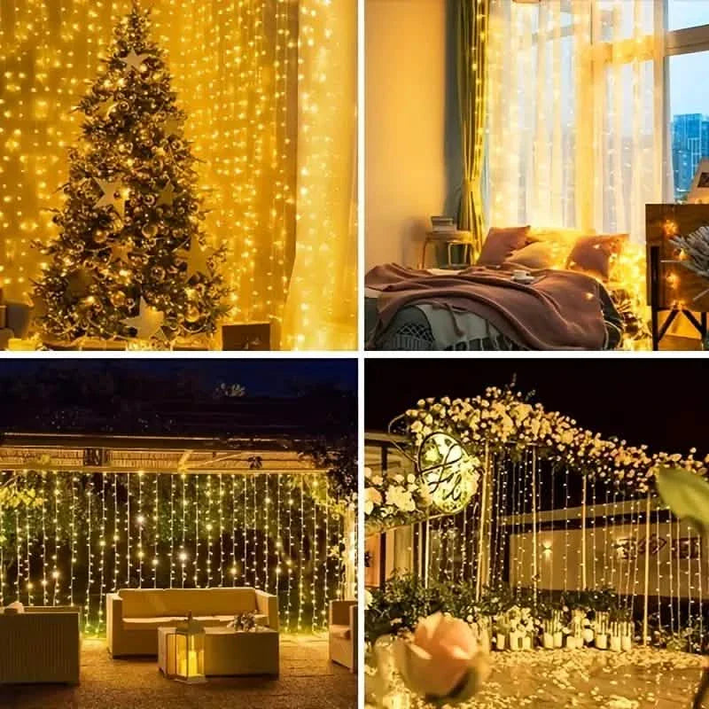 300 LED Curtain Fairy Lights DailySale
