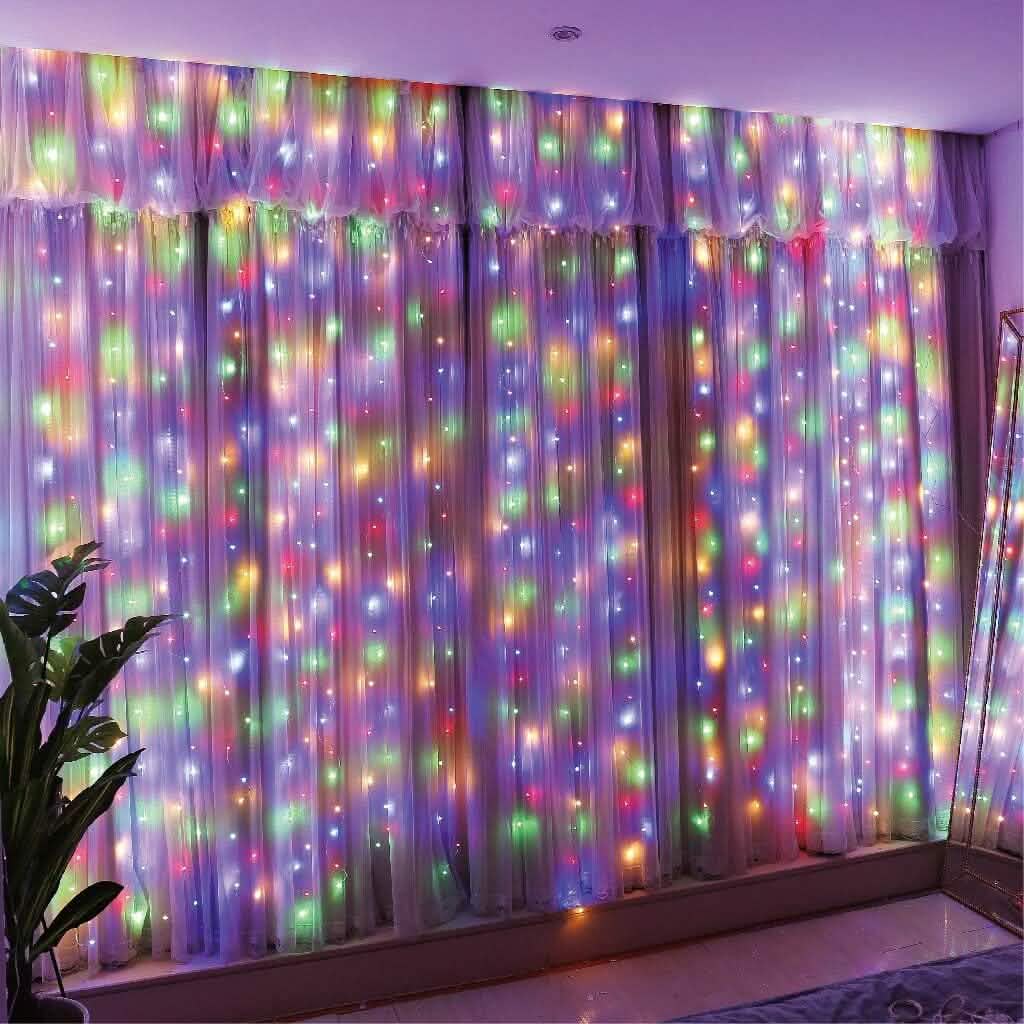 300 LED Curtain Fairy Lights DailySale