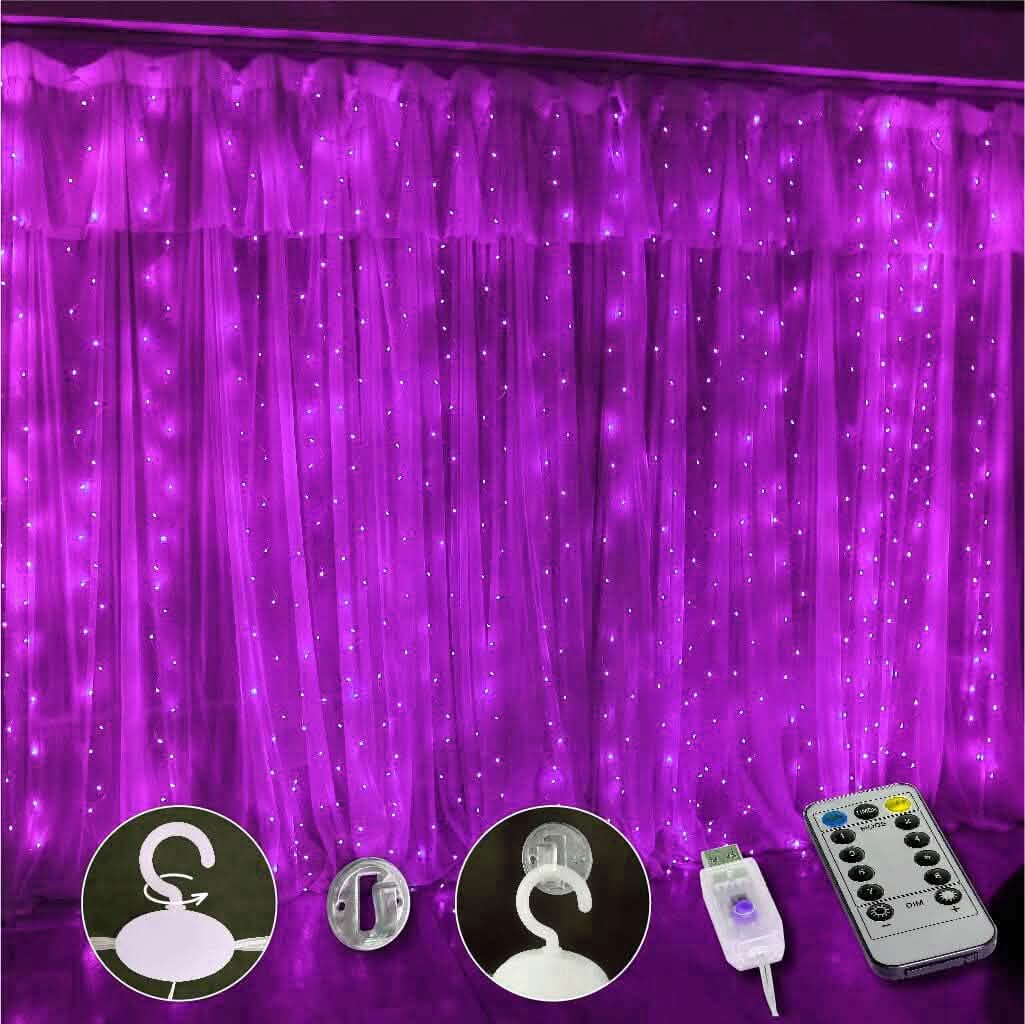 300 LED Curtain Fairy Lights DailySale