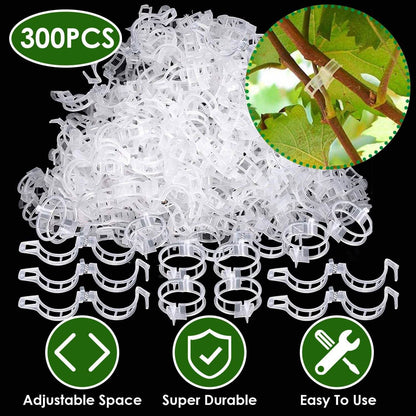 300-Pieces: Garden Plant Support Clips DailySale