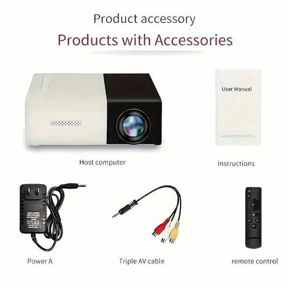 3000+ Lumens VividView Mini HD Projector DailySale