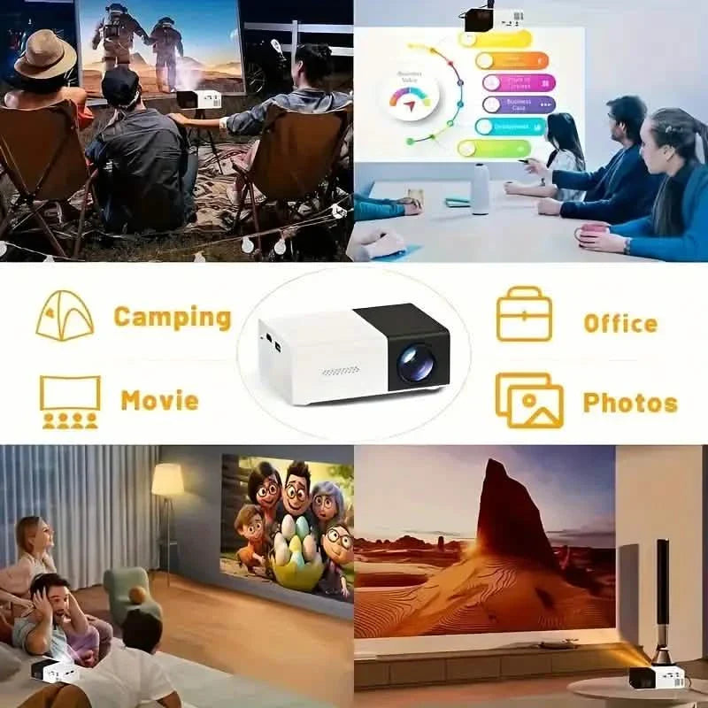 3000+ Lumens VividView Mini HD Projector DailySale