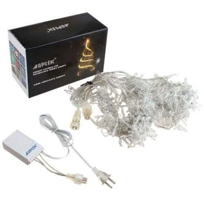 300LED Pink Fairy Curtain String Lights with Controller DailySale
