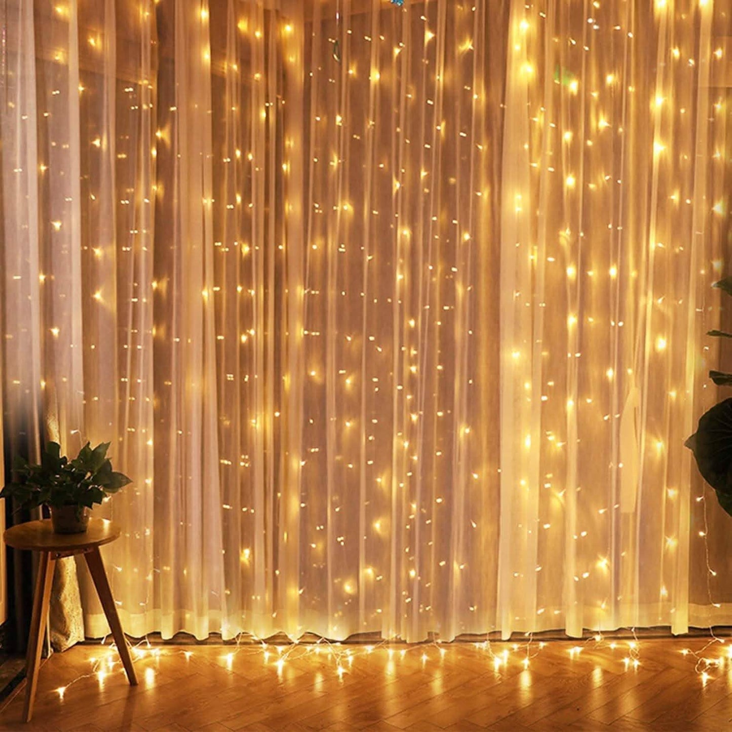 300LED Warm White Starry Fairy String Curtain Light DailySale