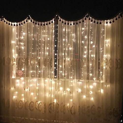 300LED Warm White Starry Fairy String Curtain Light DailySale