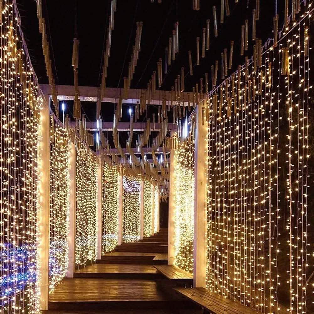 300LED Warm White Starry Fairy String Curtain Light DailySale